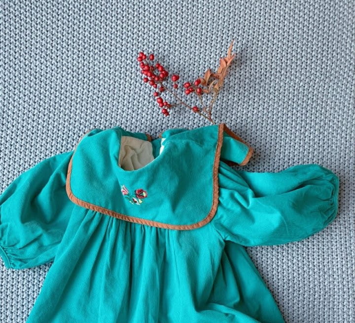 MUMUNBABA - Korean Children Fashion - #Kfashion4kids - Embroidery Sailor One-piece - 11
