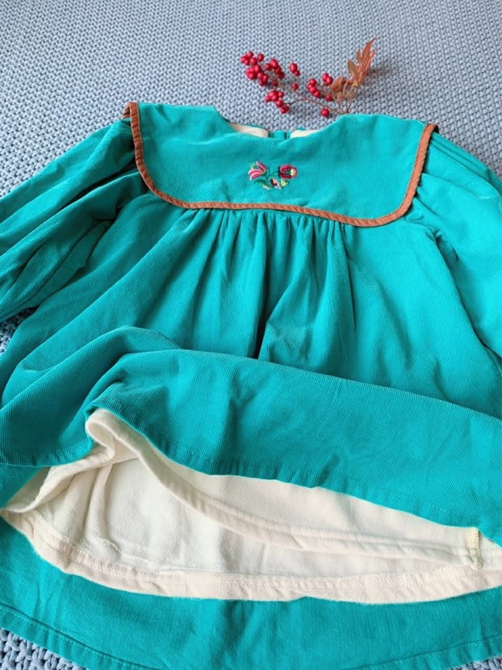 MUMUNBABA - Korean Children Fashion - #Kfashion4kids - Embroidery Sailor One-piece - 12