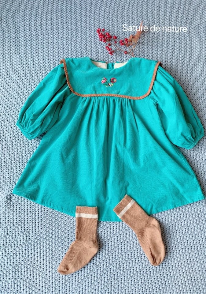 MUMUNBABA - Korean Children Fashion - #Kfashion4kids - Embroidery Sailor One-piece - 8