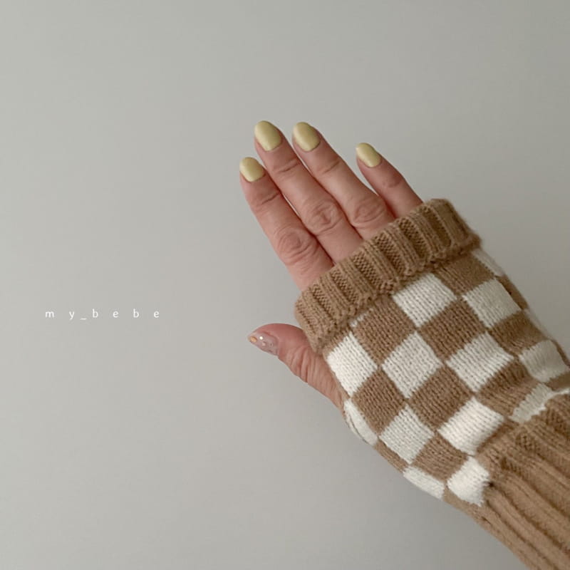 MY BEBE - Korean Children Fashion - #Kfashion4kids - Chess Hand Warmer - 7