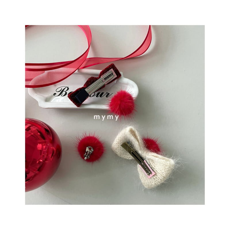 MY SOCKS - Korean Children Fashion - #Kfashion4kids - Christmas Hairpin [set of 3]