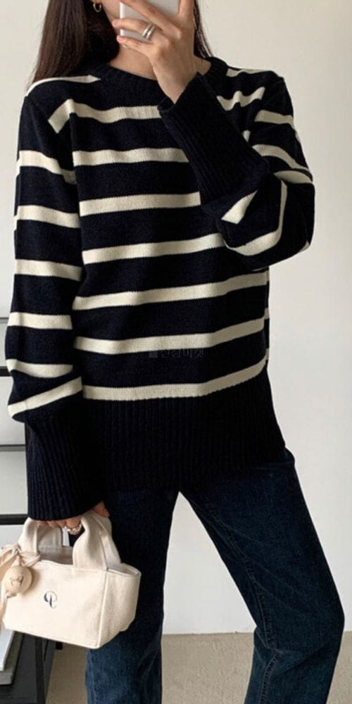 NEUF NINE - Korean Children Fashion - #Kfashion4kids - Stripes Knit - 3