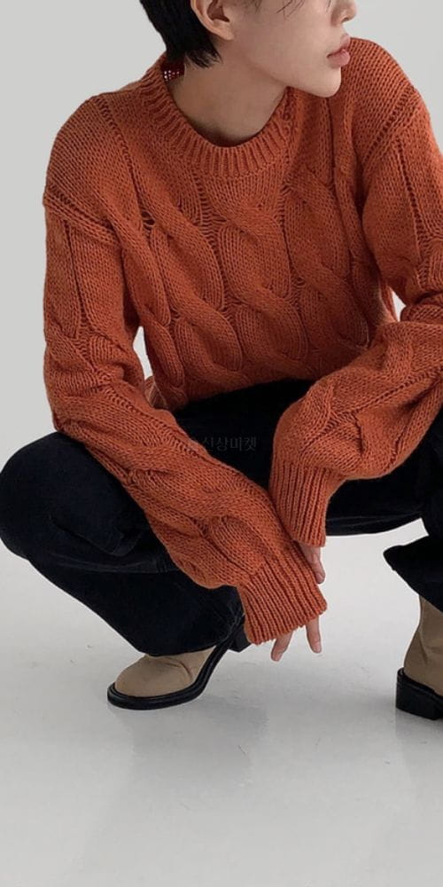 NEUF NINE - Korean Children Fashion - #Kfashion4kids - Twist Boxy Knit - 3