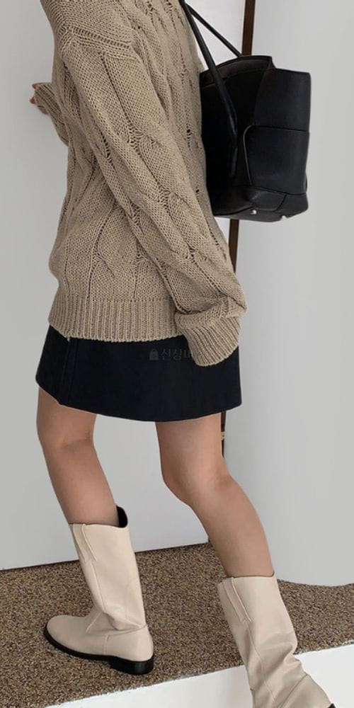 NEUF NINE - Korean Children Fashion - #Kfashion4kids - Twist Boxy Knit - 4