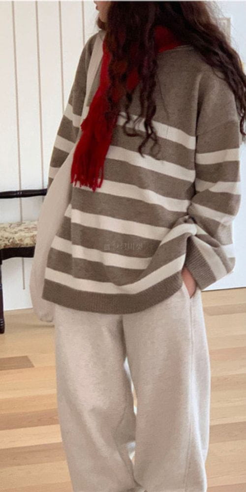 NEUF NINE - Korean Children Fashion - #Kfashion4kids - Lamp Strips Halh Zip-up - 2