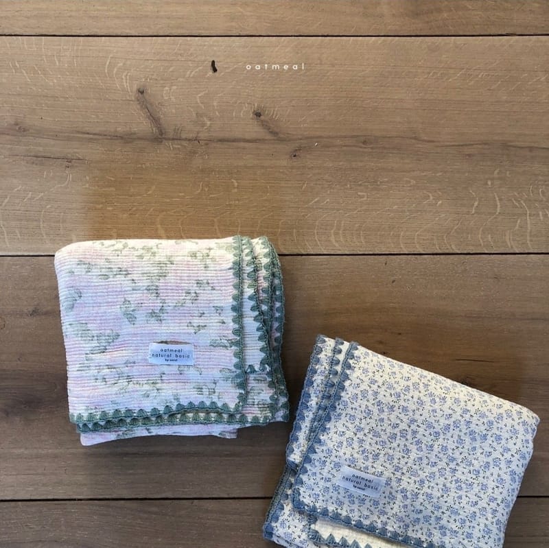 OATMEAL - Korean Children Fashion - #Kfashion4kids - Petti Flower Blanket