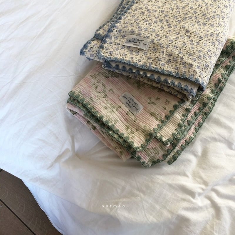 OATMEAL - Korean Children Fashion - #Kfashion4kids - Petti Flower Blanket - 12