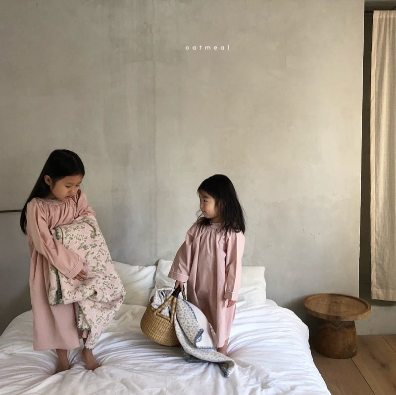 OATMEAL - Korean Children Fashion - #Kfashion4kids - Petti Flower Blanket - 4