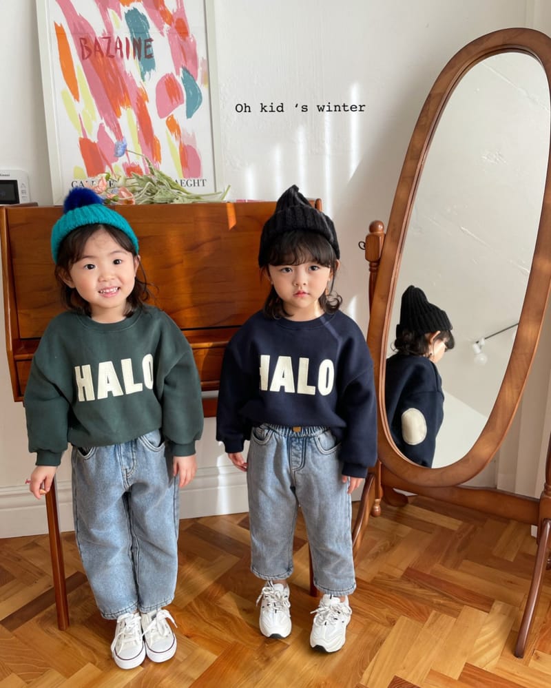 OH KID - Korean Children Fashion - #Kfashion4kids - Halo Bbang Sweatshirt - 5