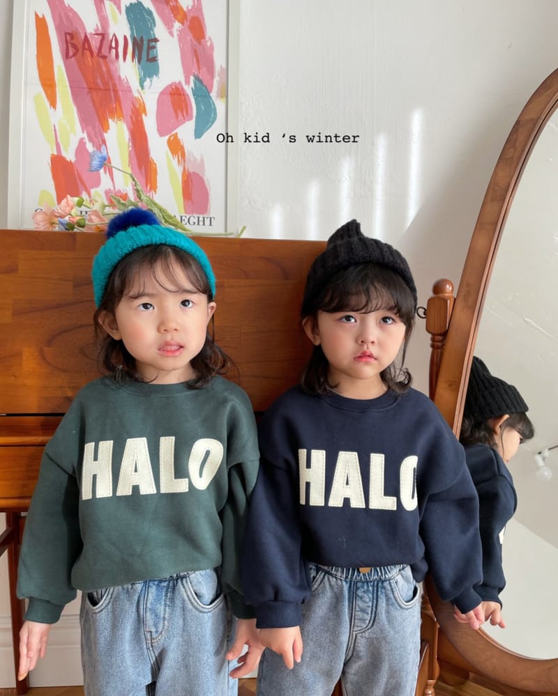 OH KID - Korean Children Fashion - #Kfashion4kids - Halo Bbang Sweatshirt - 7