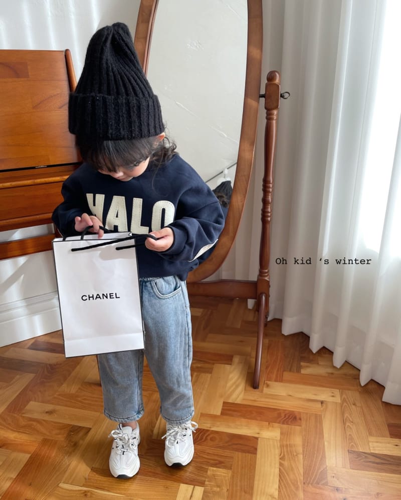 OH KID - Korean Children Fashion - #Kfashion4kids - Halo Bbang Sweatshirt - 8