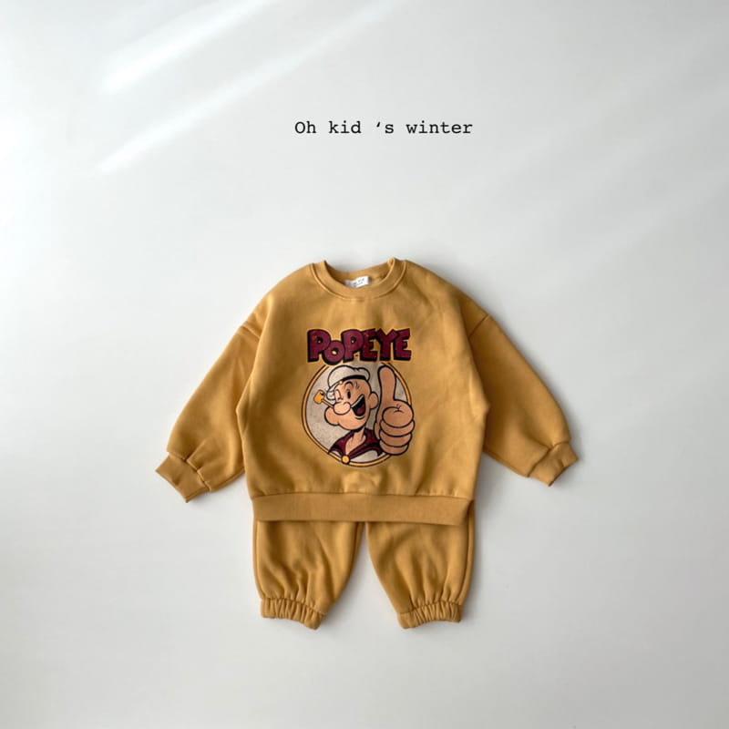 OH KID - Korean Children Fashion - #Kfashion4kids - Bbobbai Top Bottom Set