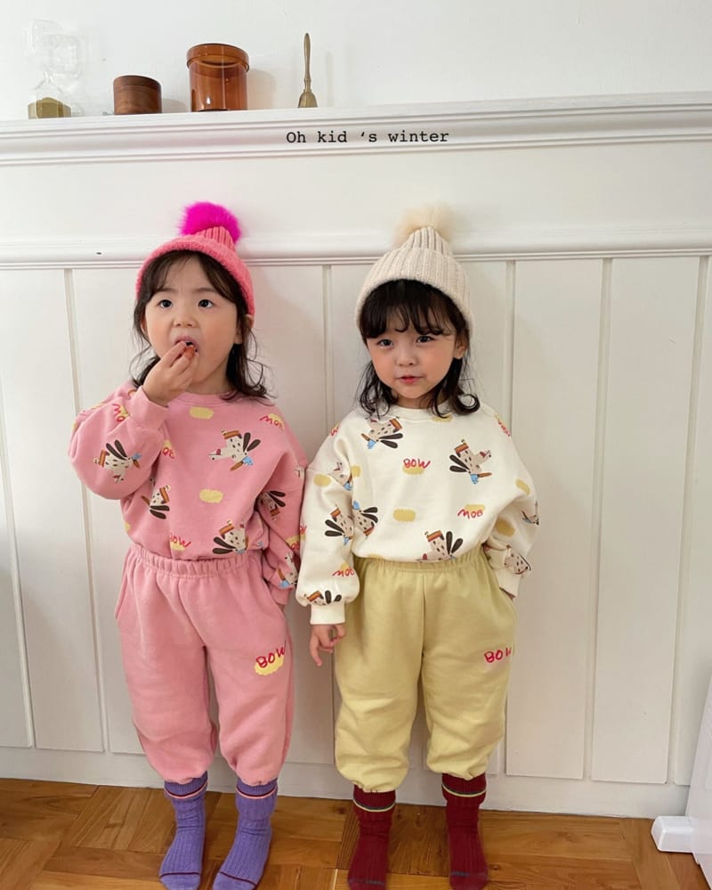 OH KID - Korean Children Fashion - #Kfashion4kids - Bow Sweatshirt