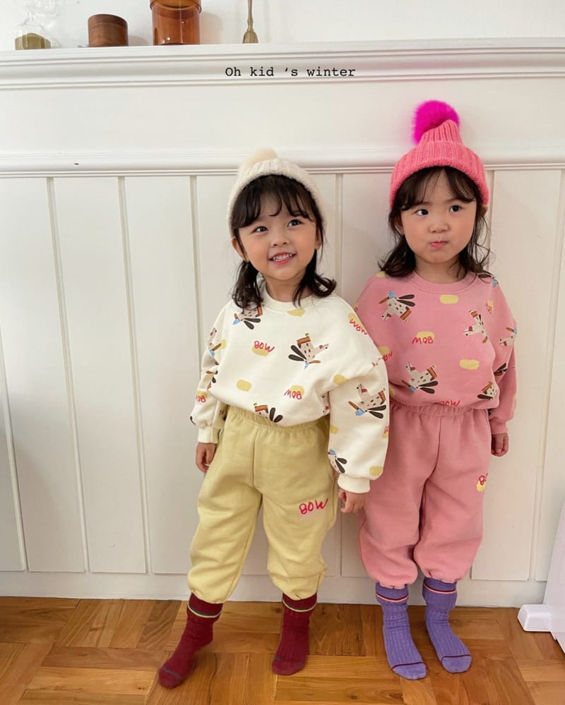 OH KID - Korean Children Fashion - #Kfashion4kids - Bow Sweatshirt - 2