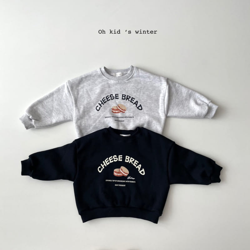 OH KID - Korean Children Fashion - #Kfashion4kids - Cheese Bread Sweatshirt