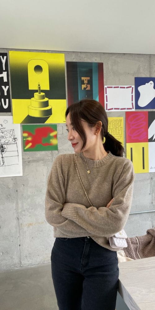 ON OFF - Korean Children Fashion - #Kfashion4kids - Basic Whole Gament Knit Tee - 2