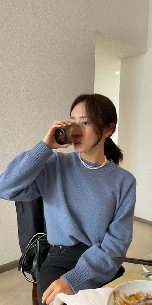 ON OFF - Korean Children Fashion - #Kfashion4kids - Basic Whole Gament Knit Tee - 4