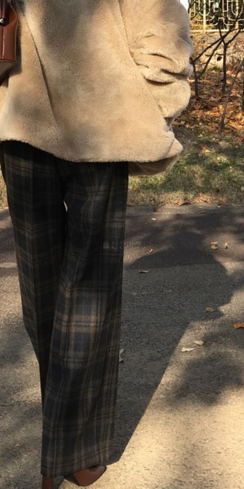 ON OFF - Korean Children Fashion - #Kfashion4kids - Cjeck Pants