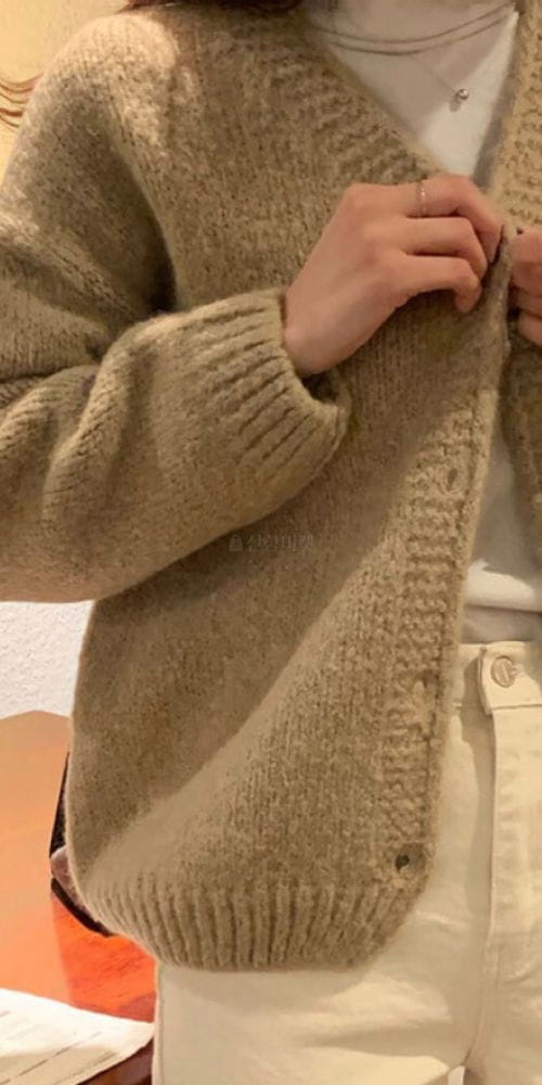 ON OFF - Korean Children Fashion - #Kfashion4kids - Alpaca Knit Cardigan - 3