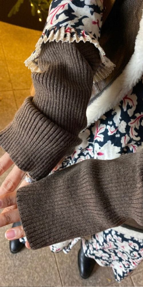 ON OFF - Korean Children Fashion - #Kfashion4kids - Knit Warmer - 4