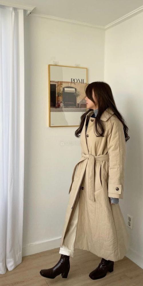 ON OFF - Korean Children Fashion - #Kfashion4kids - Trench Padding