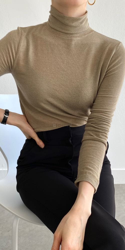 ONDO - Korean Children Fashion - #Kfashion4kids - Turtleneck Tee - 2