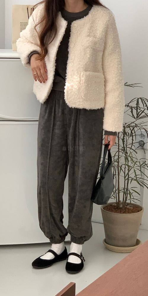 ONDO - Korean Children Fashion - #Kfashion4kids - Bear Top Bottom Set - 4