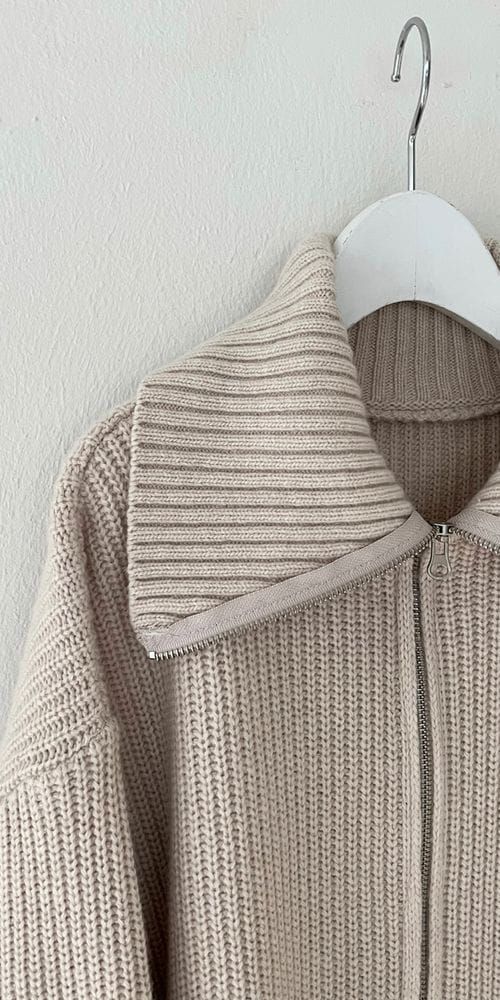 ONEAND - Korean Children Fashion - #Kfashion4kids - Knit Zip-up