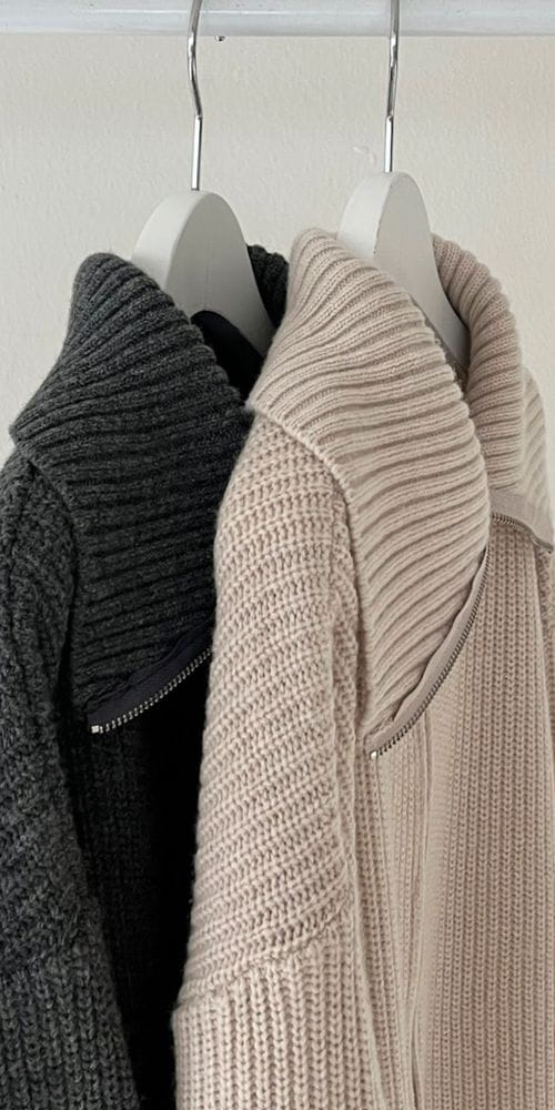 ONEAND - Korean Children Fashion - #Kfashion4kids - Knit Zip-up - 3