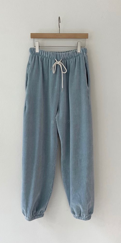 ONEAND - Korean Children Fashion - #Kfashion4kids - Bveloure Jogger Pants - 2