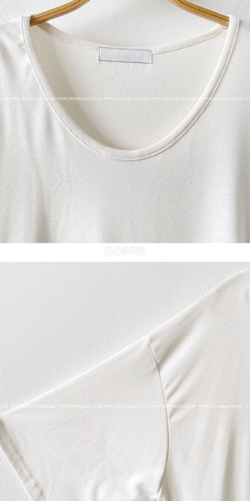 ONEWAY - Korean Children Fashion - #Kfashion4kids - Fleece Unbalance Patch Tee - 3