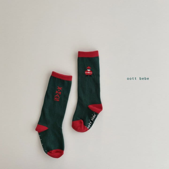 OOTT BEBE - Korean Children Fashion - #Kfashion4kids - Christmas Socks [set of 4] - 6