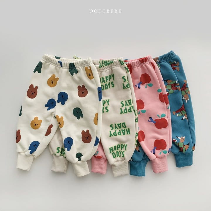 OOTT BEBE - Korean Children Fashion - #Kfashion4kids - Happy Top Bottom Set - 8