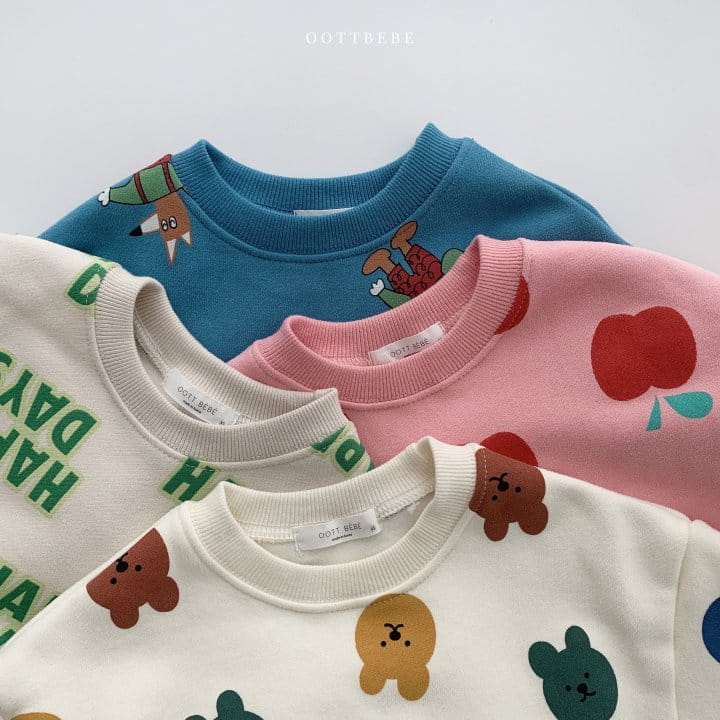 OOTT BEBE - Korean Children Fashion - #Kfashion4kids - Happy Top Bottom Set - 9