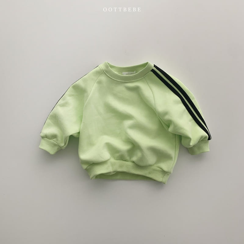 OOTT BEBE - Korean Children Fashion - #Kfashion4kids - U And I Top Bottom Set - 9