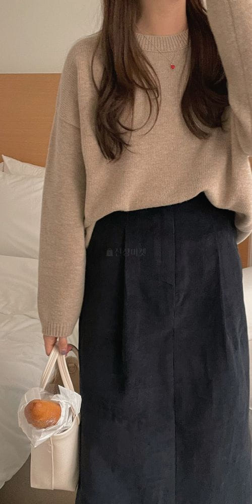 OSENSE - Korean Children Fashion - #Kfashion4kids - Pain Round Knit - 3