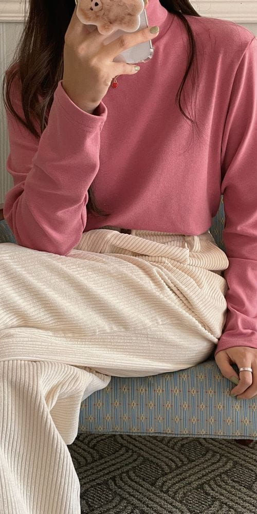 OSENSE - Korean Children Fashion - #Kfashion4kids - Pastel Turtleneck Tee - 4