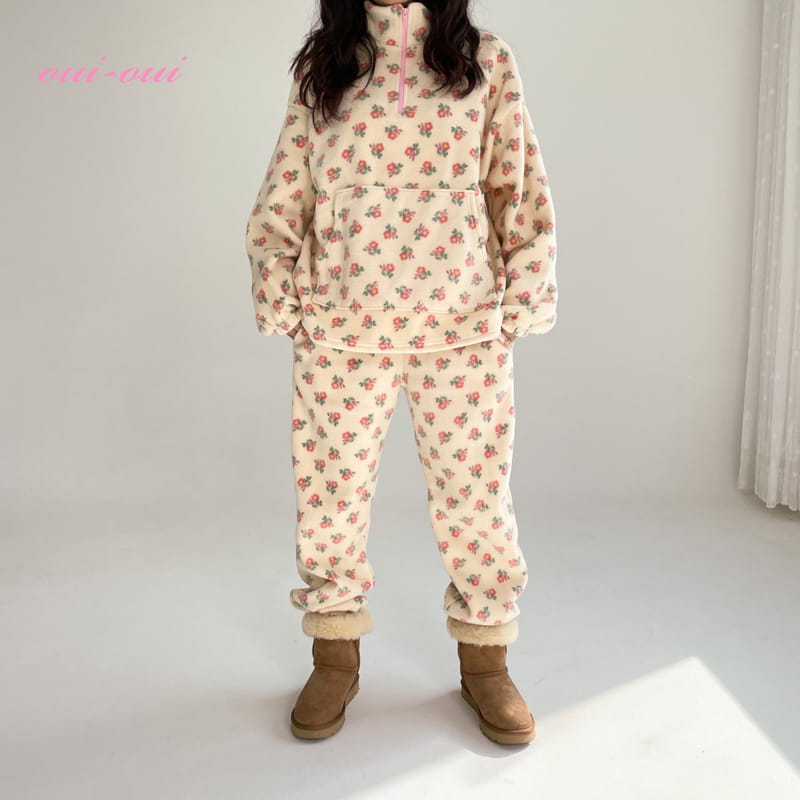 OUI OUI - Korean Children Fashion - #Kfashion4kids - Mom Chucream Top Bottom Set - 6
