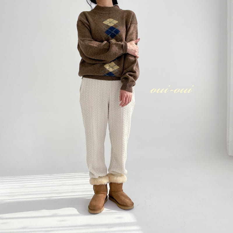 OUI OUI - Korean Children Fashion - #Kfashion4kids - Mom Vanilla Pants - 12