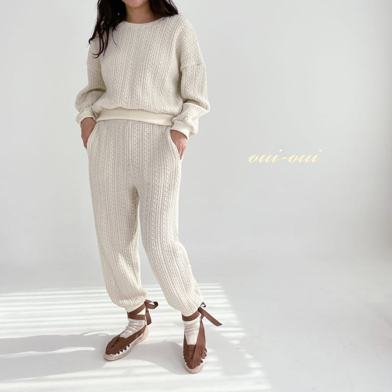 OUI OUI - Korean Children Fashion - #Kfashion4kids - Mom Vanilla Pants - 3