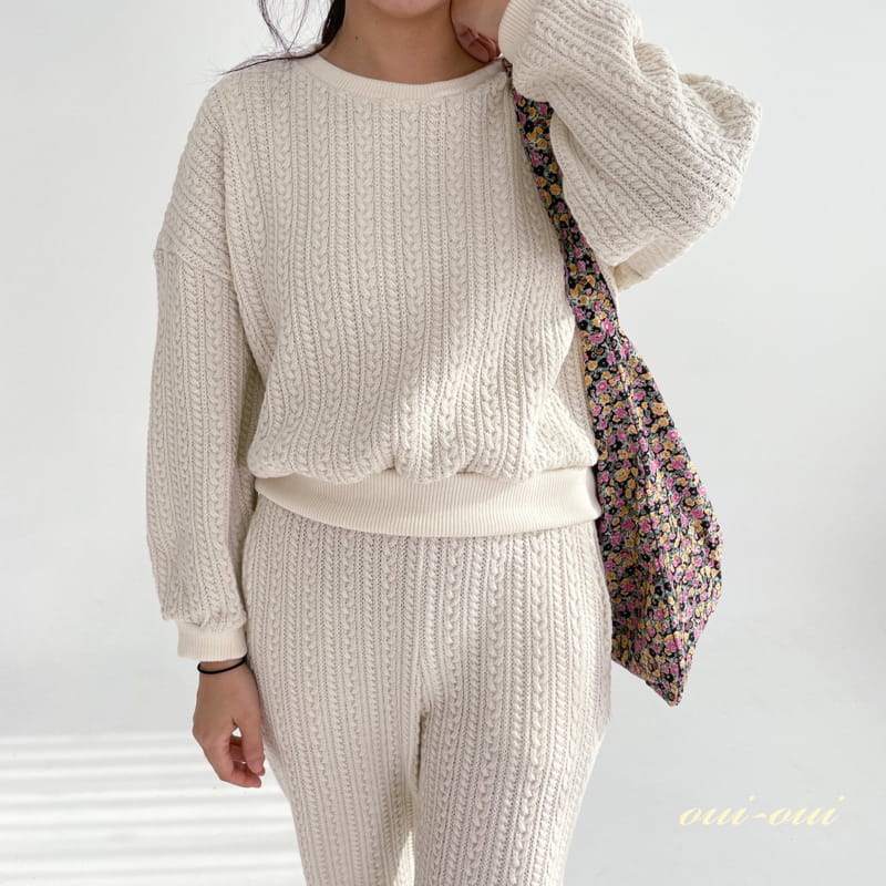 OUI OUI - Korean Children Fashion - #Kfashion4kids - Mom Vanilla Sweatshirt