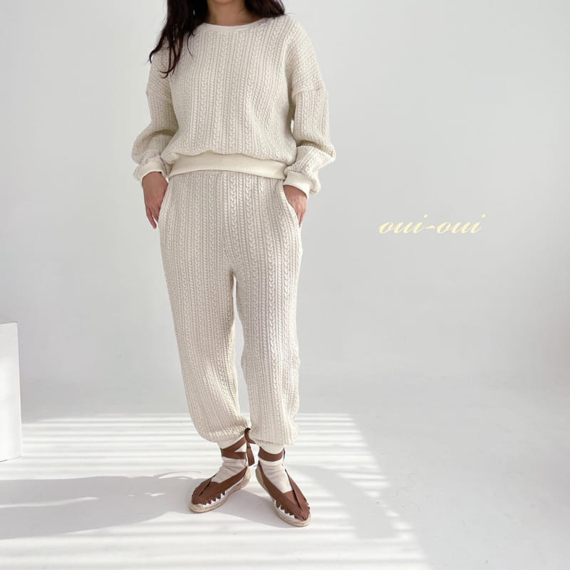OUI OUI - Korean Children Fashion - #Kfashion4kids - Mom Vanilla Sweatshirt - 10