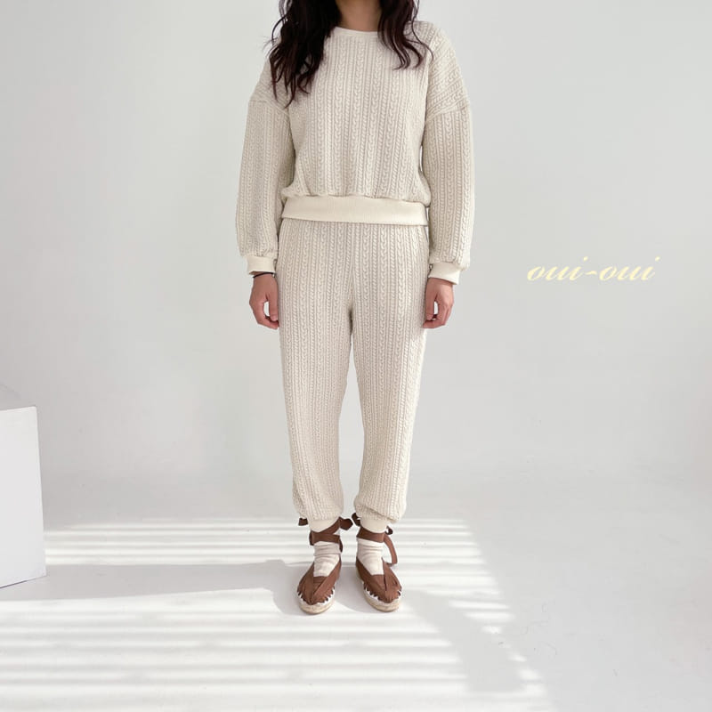 OUI OUI - Korean Children Fashion - #Kfashion4kids - Mom Vanilla Sweatshirt - 12