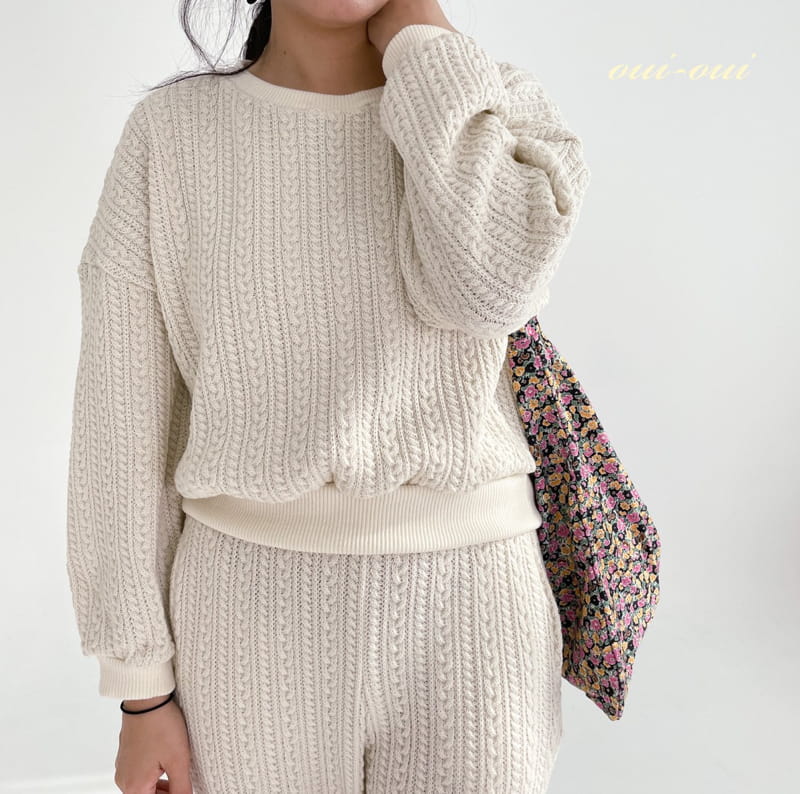 OUI OUI - Korean Children Fashion - #Kfashion4kids - Mom Vanilla Sweatshirt - 3