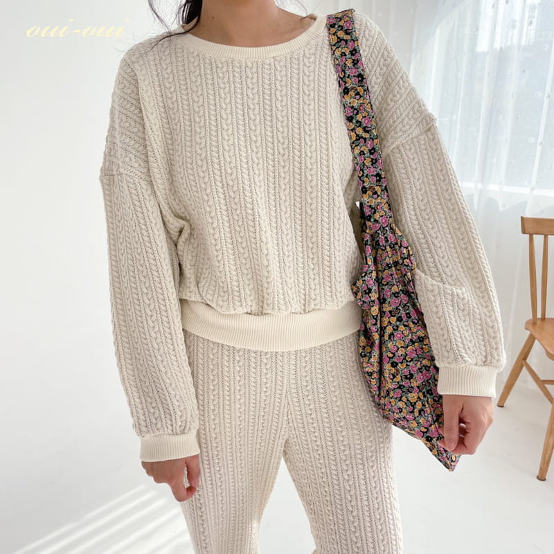 OUI OUI - Korean Children Fashion - #Kfashion4kids - Mom Vanilla Sweatshirt - 4