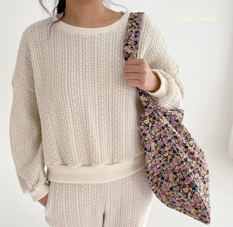 OUI OUI - Korean Children Fashion - #Kfashion4kids - Mom Vanilla Sweatshirt - 6