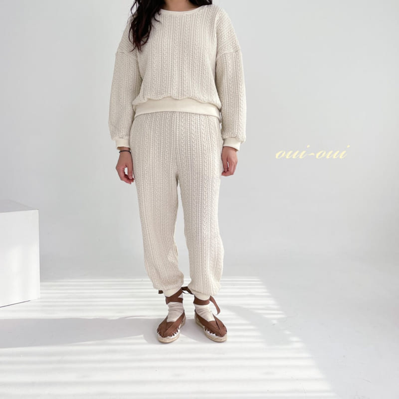 OUI OUI - Korean Children Fashion - #Kfashion4kids - Mom Vanilla Sweatshirt - 8