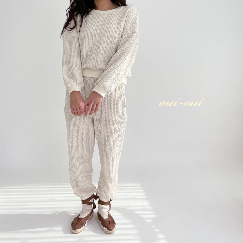 OUI OUI - Korean Children Fashion - #Kfashion4kids - Mom Vanilla Sweatshirt - 9
