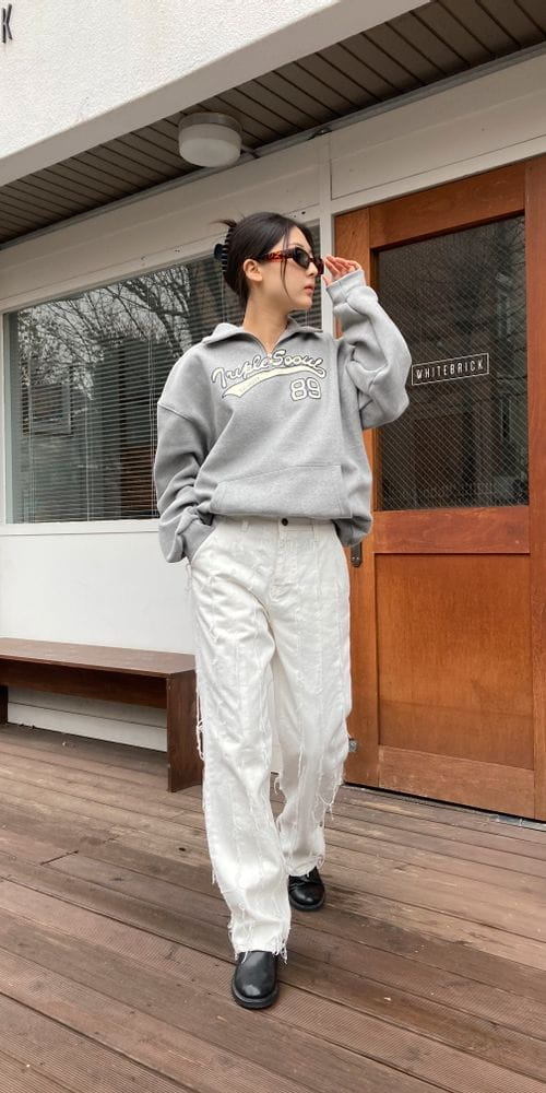 OWN - Korean Children Fashion - #Kfashion4kids - Tirano White Jeans - 8