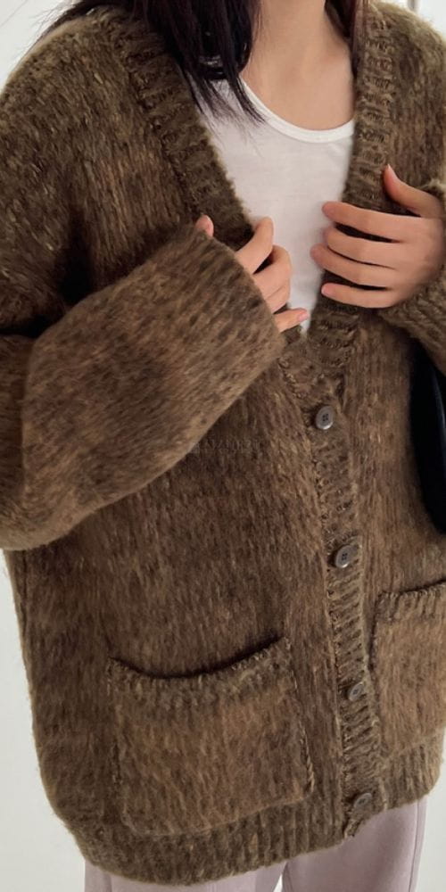 OWN - Korean Children Fashion - #Kfashion4kids - Clover Brush Cardigan - 6